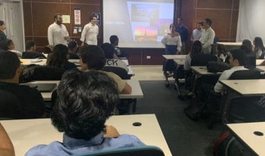 Estudiantes de Ingeniería industrial presentan exposición en Semana Francófona UNIBE