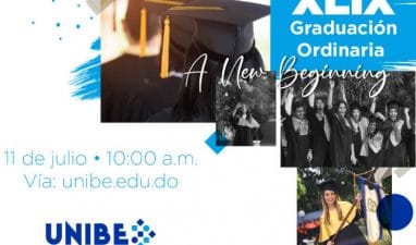 UNIBE celebra este próximo Sábado 11 de julio, su XLIX Graduación Ordinaria Virtual