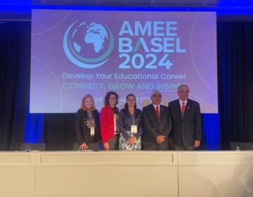 DECANO SALUD PARTICIPA EN CONGRESO AMEE 2024, SUIZA